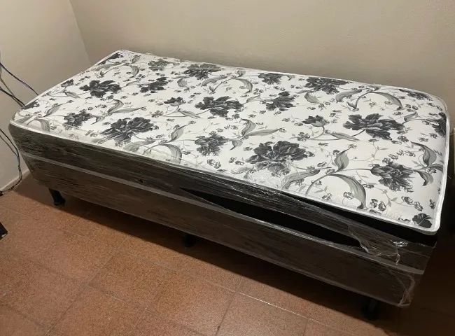 CAMA SOLTEIRO BOX - PEDIU, CHEGOU -  PRONTA ENTREGA