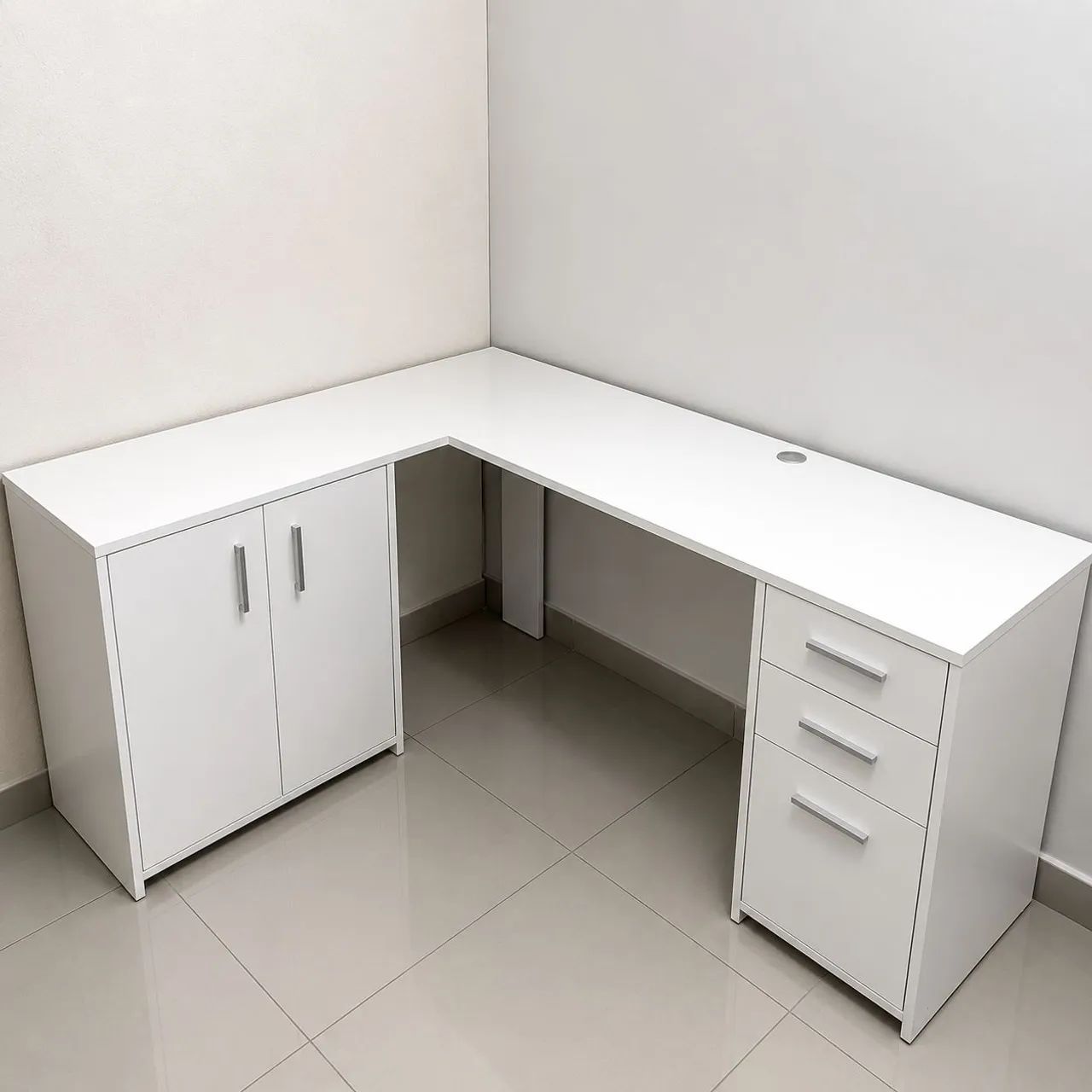 Mesa office NT2005 - Branco 