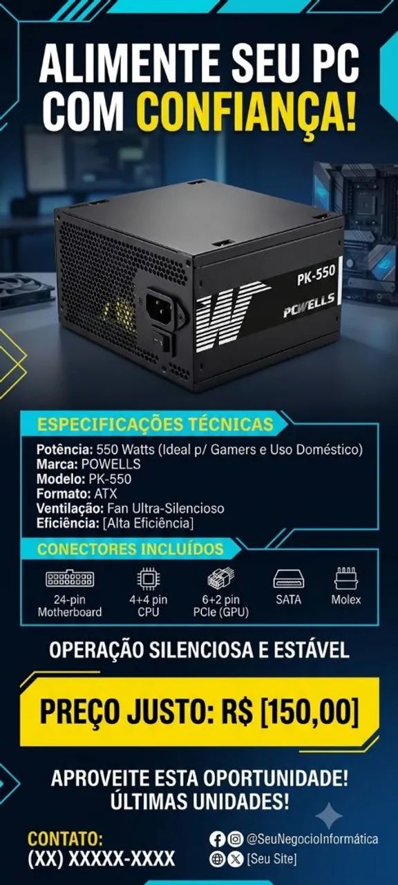 FONTE 550W