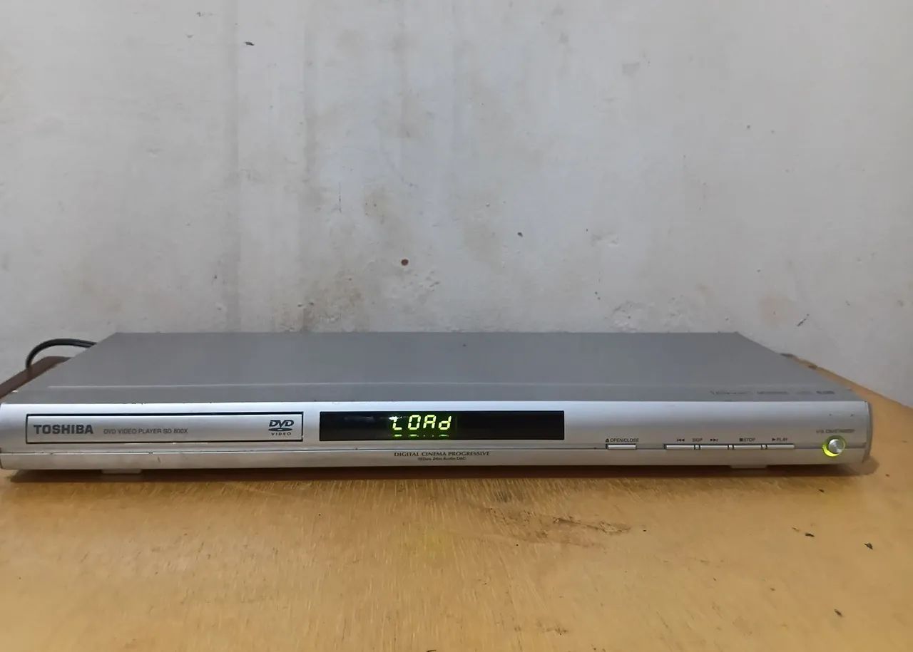 DVD Player Toshiba SD-800X - slim silver (POR FAVOR LER A
