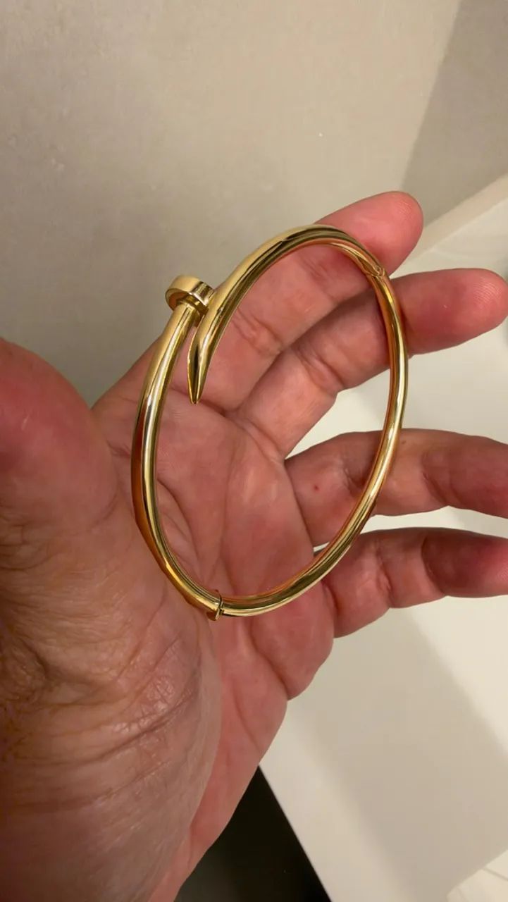 pulseira de ouro 18k prego  - Foto 4