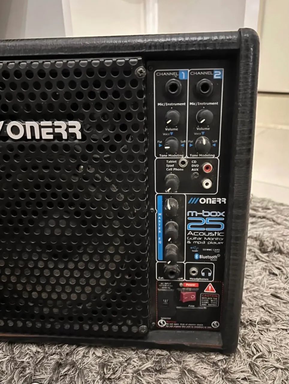 Amplificador Onerr MBox X25 USB Bluetooth para Violão e Voz - Foto 4
