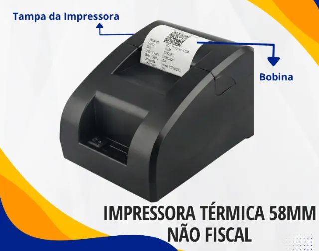 Impressora Térmica Ticket Cupom Não Fiscal Pedidos Usb 58mm - Foto 5