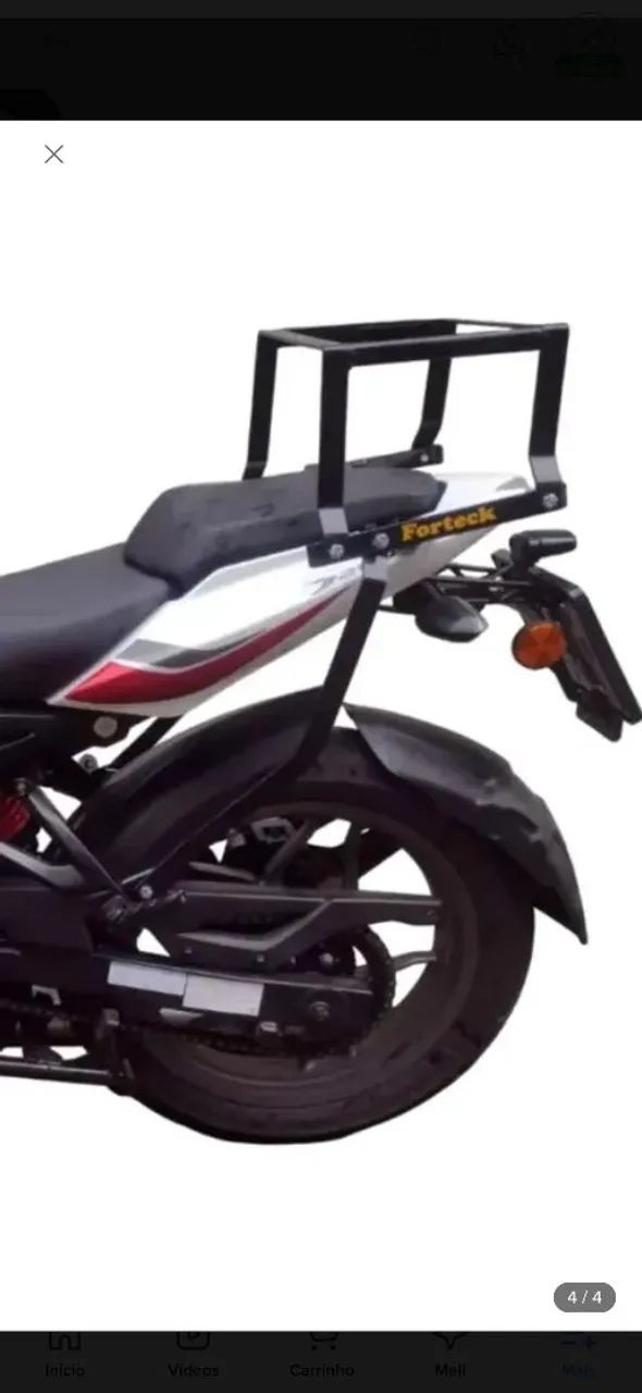 Suporte baú moto dominar bajaj