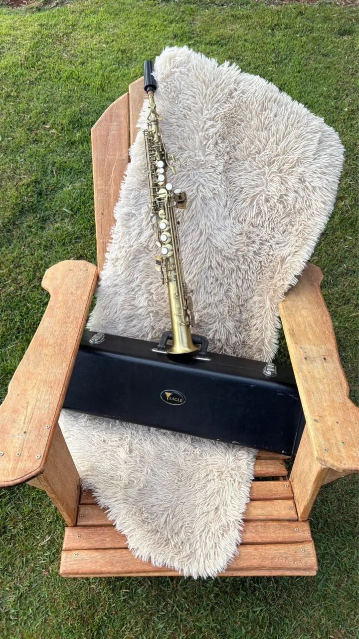 Saxophone reto Eagle Si bemol - Foto 4