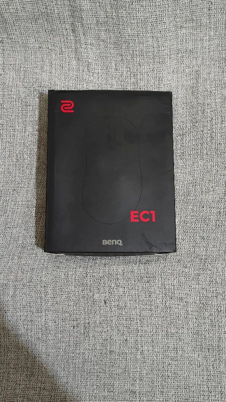 Mouse zowie ec1 com caixa acessórios 