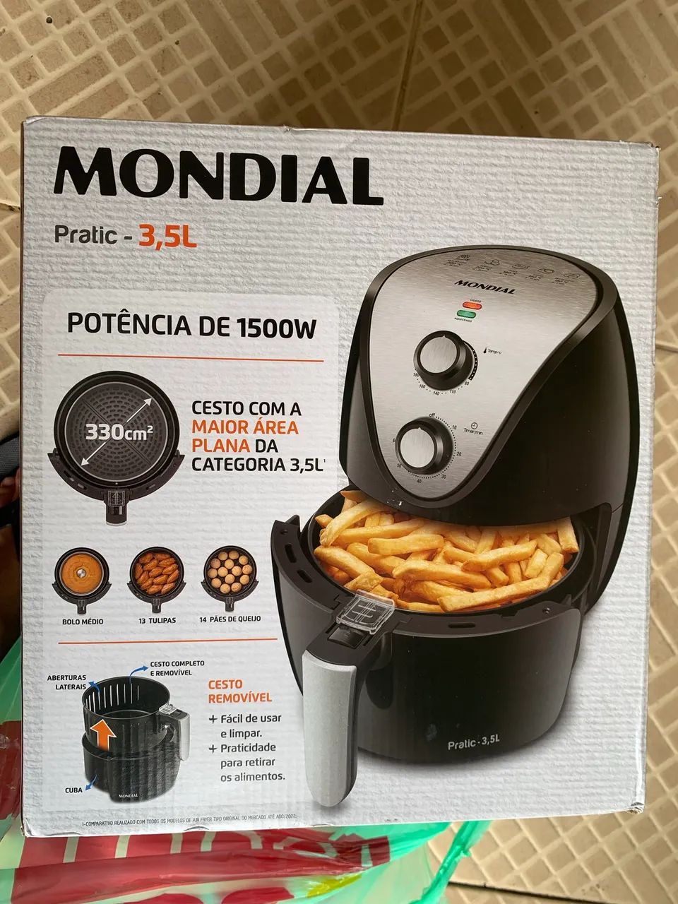 Airfryer modial 3,5l 127v - Foto 2