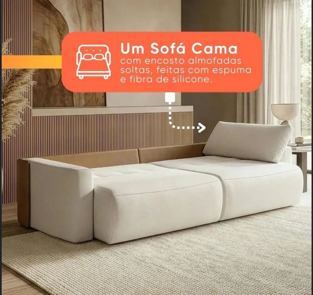 Vendo sofá cama com molas ensacadas molas aspiras  direito da fábrica 