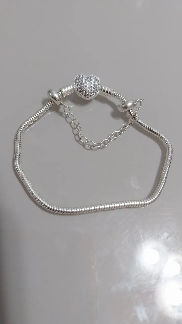 Pulseira para berloques prata 925