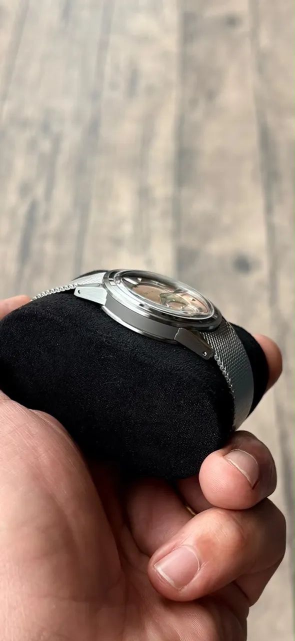 BALTIC PRISMIC 36 MM SALMON DIAL - Foto 3