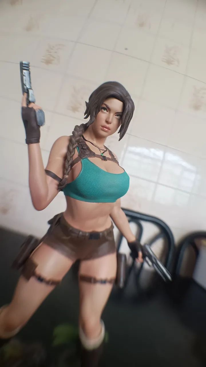 Por encomenda - Figure 3D da Lara Croft - Tomb Raider