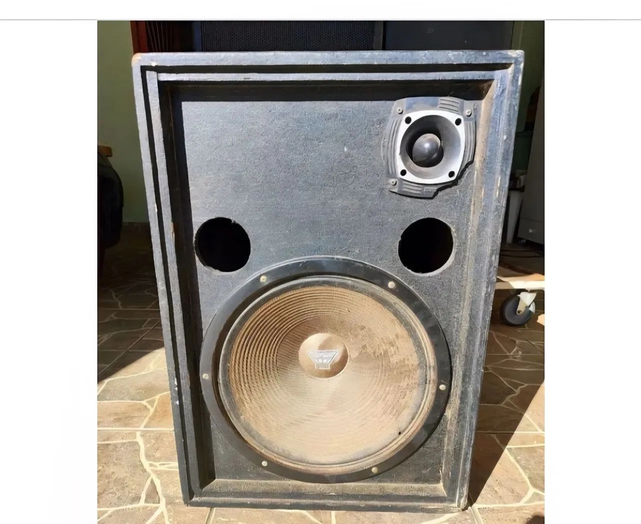 Caixa duas vias falante Oversound 15 polegadas