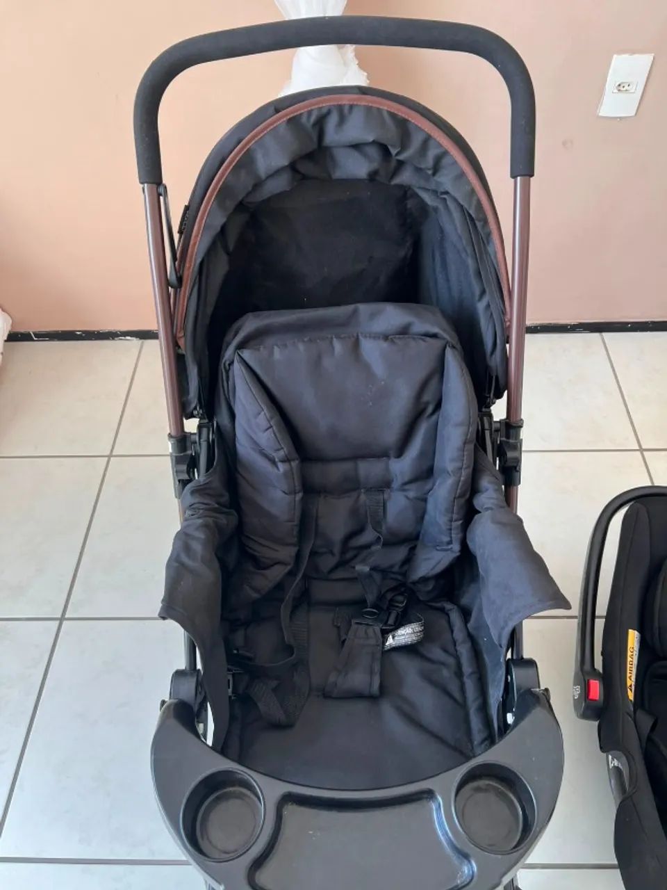 CARRINHO + BEBÊ CONFORTO COSCO REVERSE TS DUO - Foto 4
