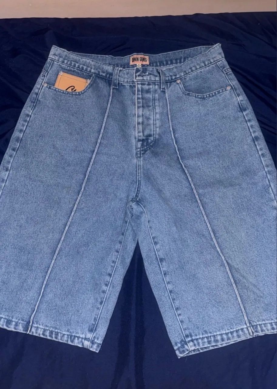 jorts corteiz denim genes azul M
