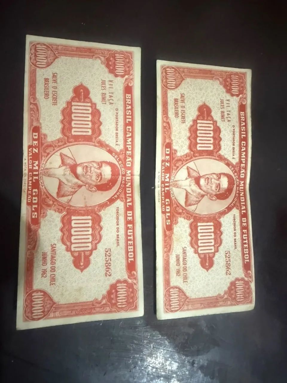 Moedas antigas e notas comemorativas Garrincha (1962) - Foto 2