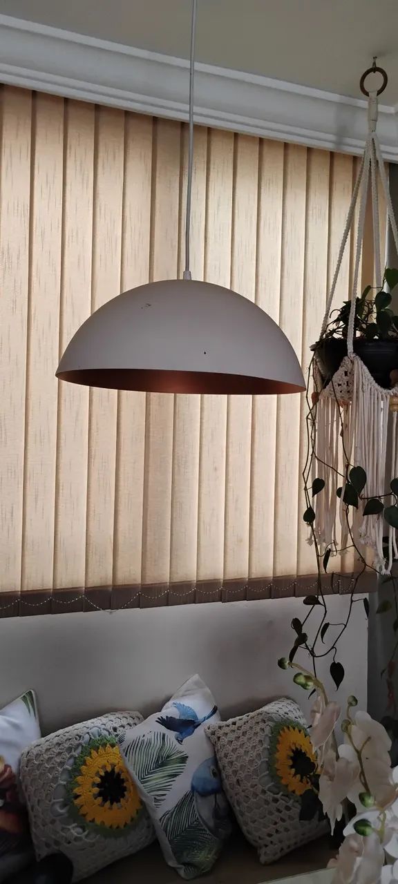 Luminária pendente meia lua  - Foto 5