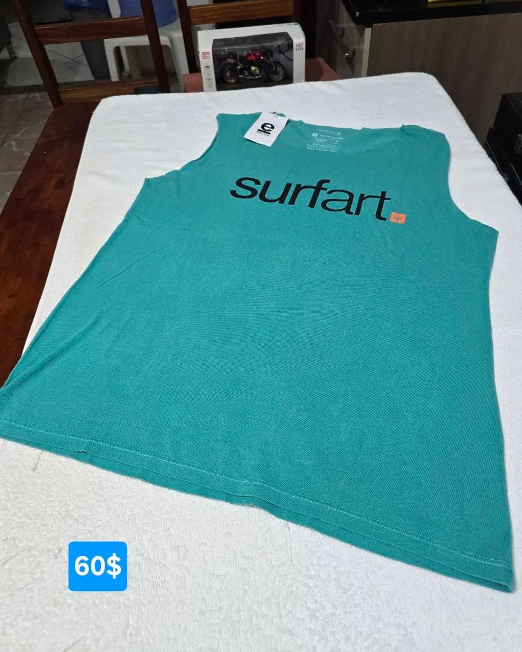 Camisa regata machão da Osklen P - Foto 4