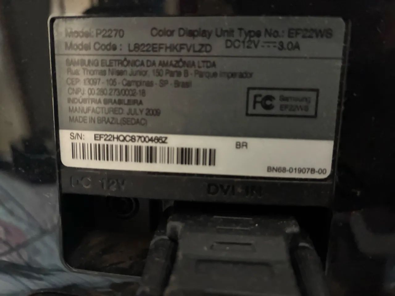 Monitor SAMSUNG 21,5 polegadas - Foto 3