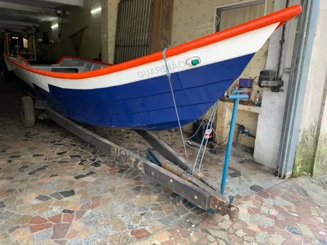 Barco Fibra Borda Alta quebra ondas 6,50 metros 21 pés - Foto 3