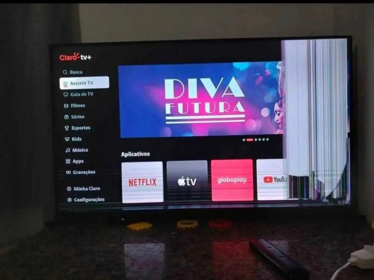 Vendo TV 43 POLEGADAS- COM DEFEITO - Foto 3