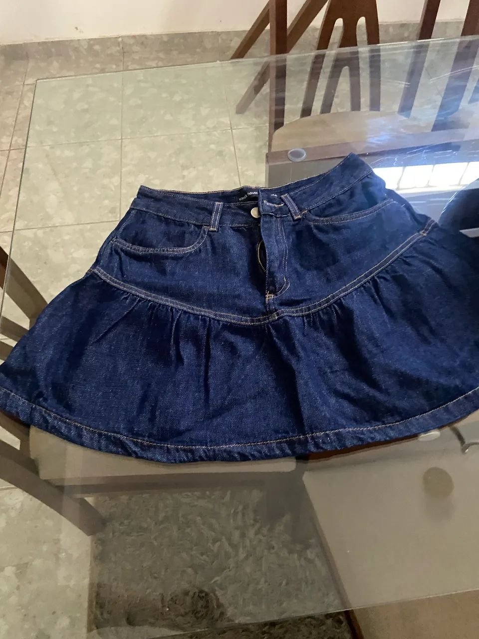 Saia jeans 