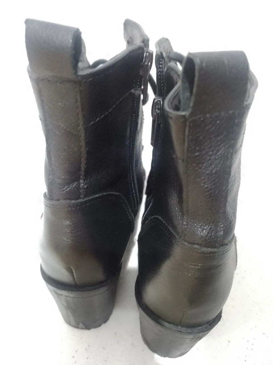 bota coturno corello couro legítimo n° 37 - Foto 5
