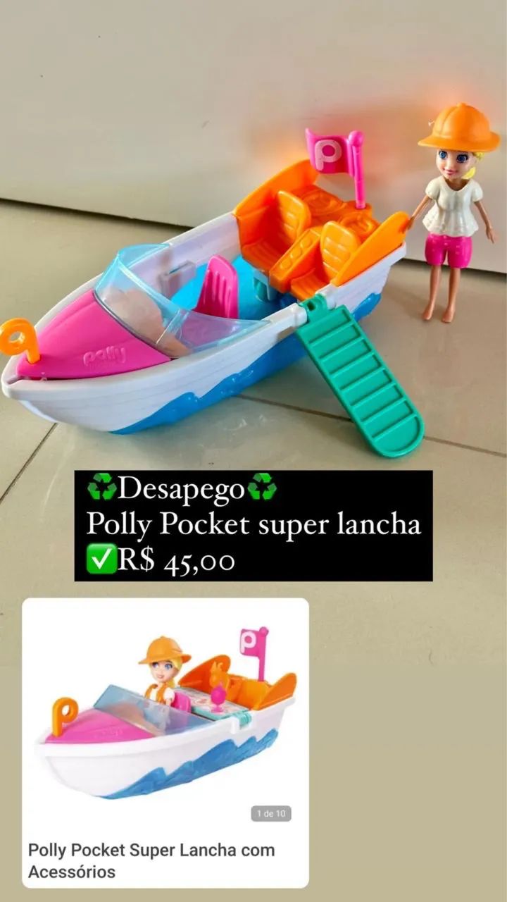 Super Lancha da Polly Pocket 