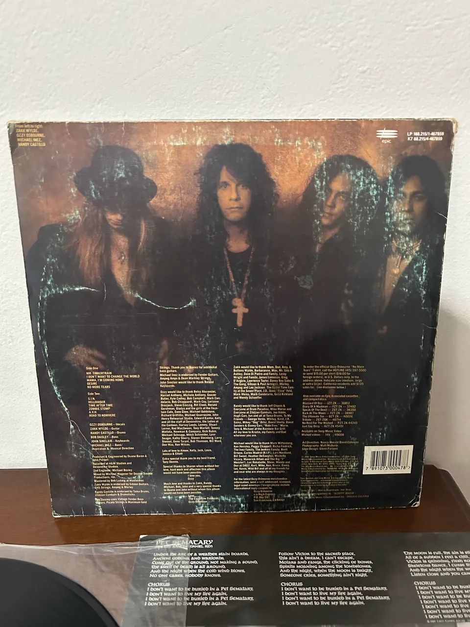 Lp Vinil Ozzy Osbourne - No More Tears  - Foto 3