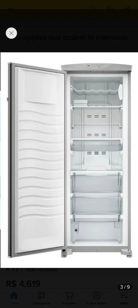 Freezer flex vertical Brastemp - Foto 2