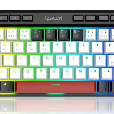 Teclado Gamer sem fio RGB