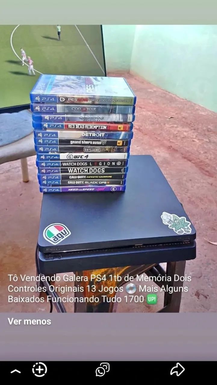 PS4 1Tb De Memória 