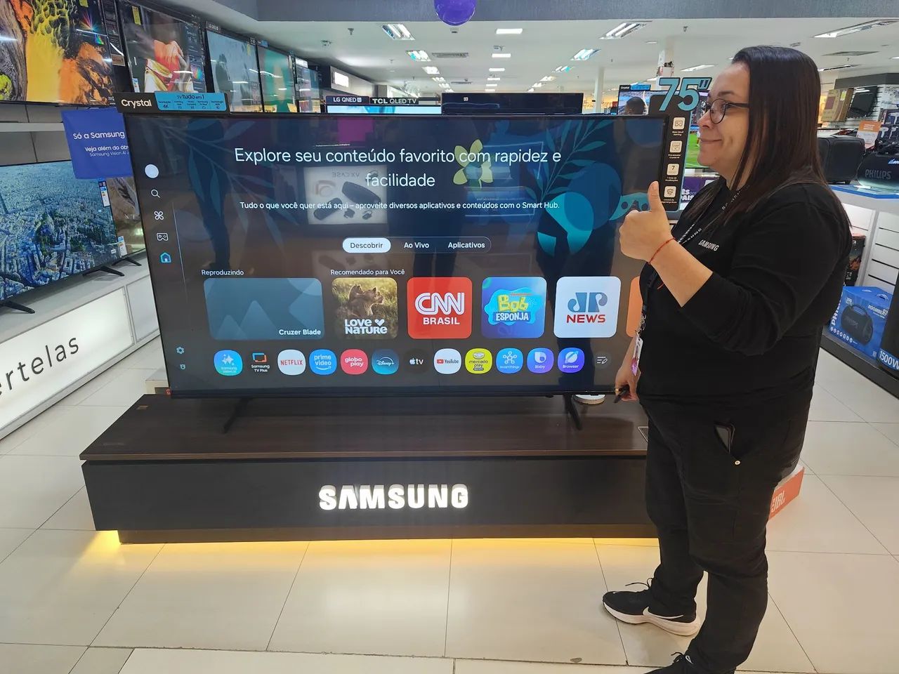 Queima de estoque Tv Samsung 85 4k $ 6.599,00 - Foto 5