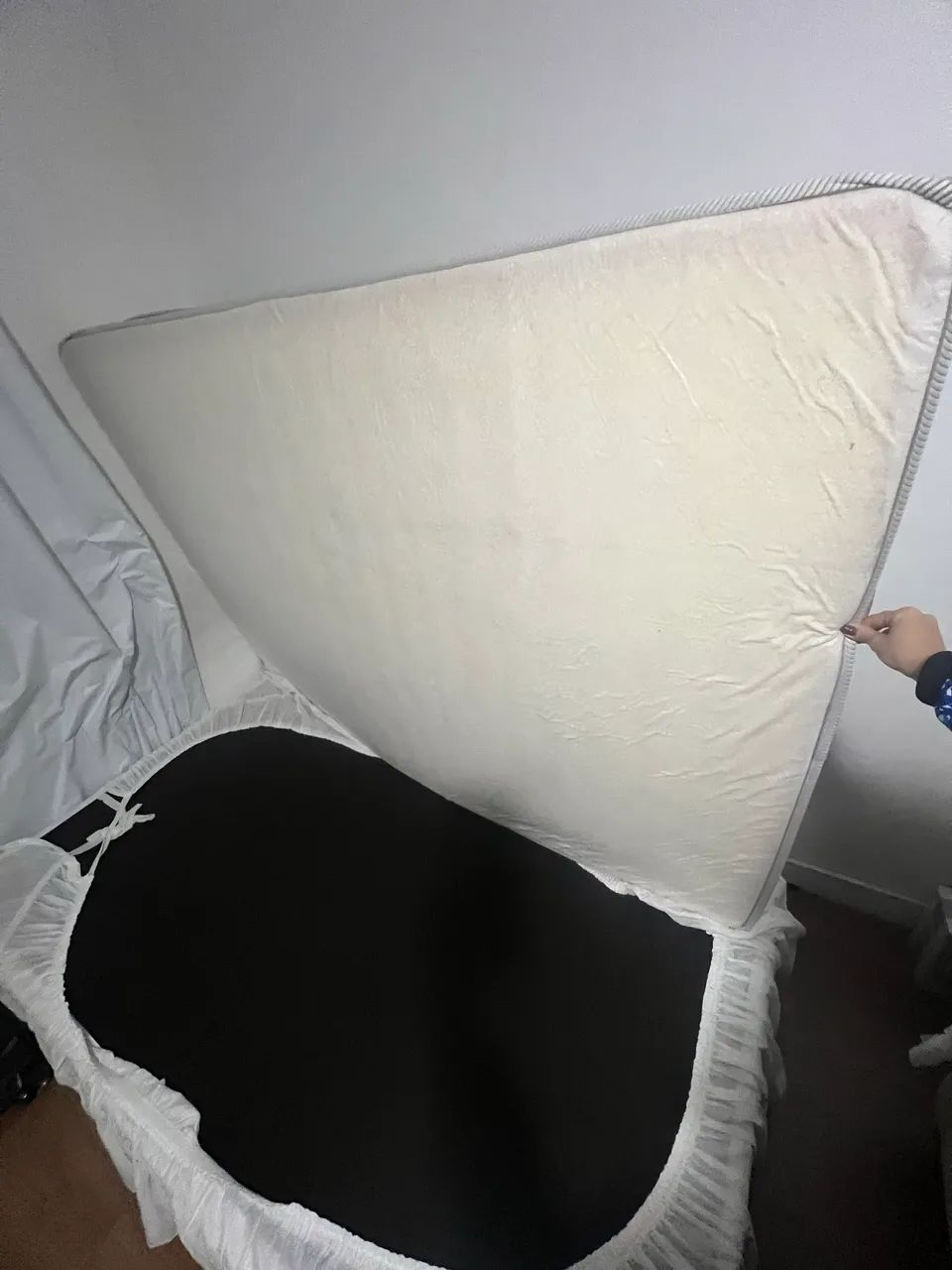Cama viúva , box e colchão anjos  - Foto 4