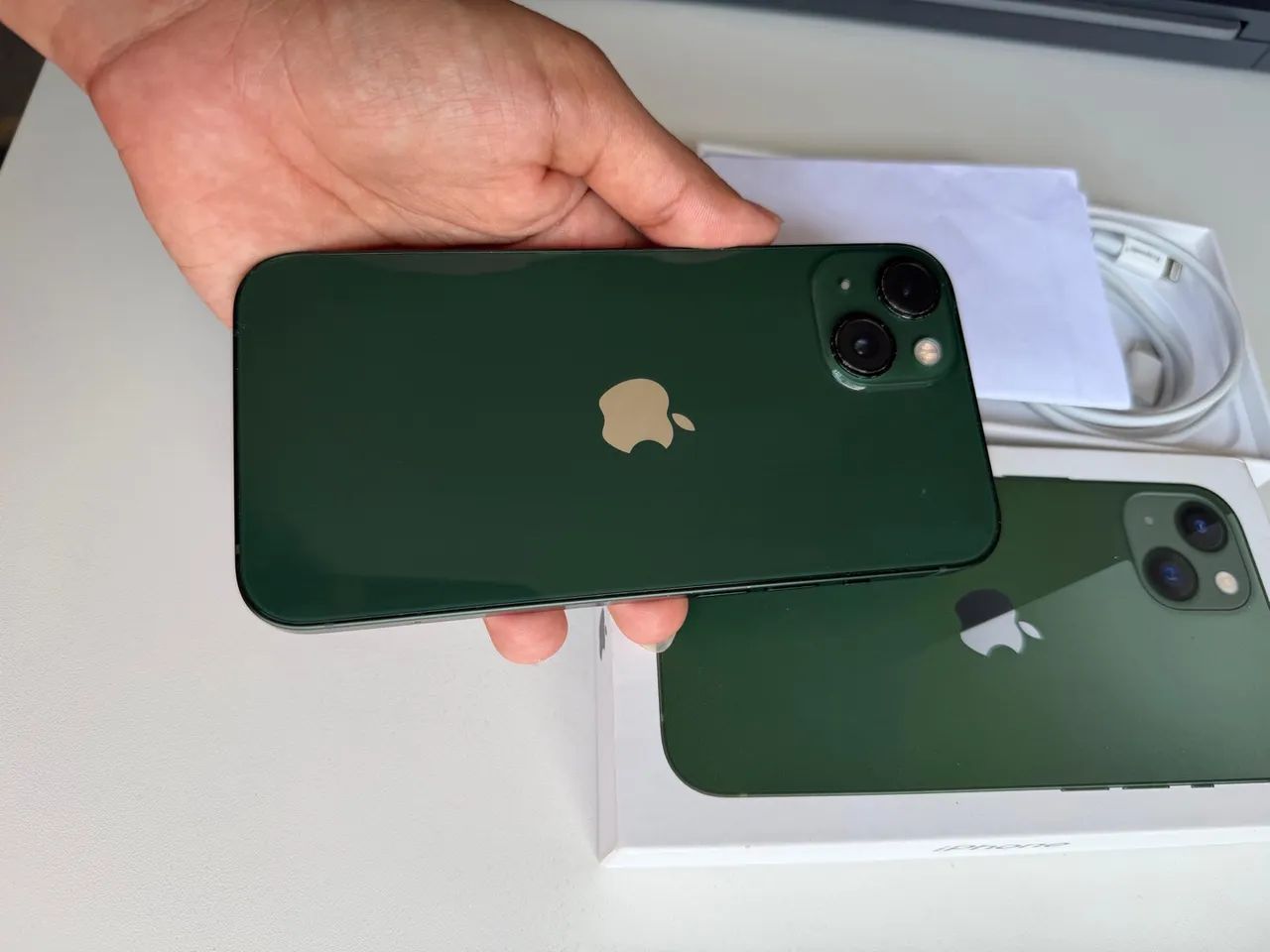 IPHONE 13 128gb VERDE CONSERVADO - Foto 5