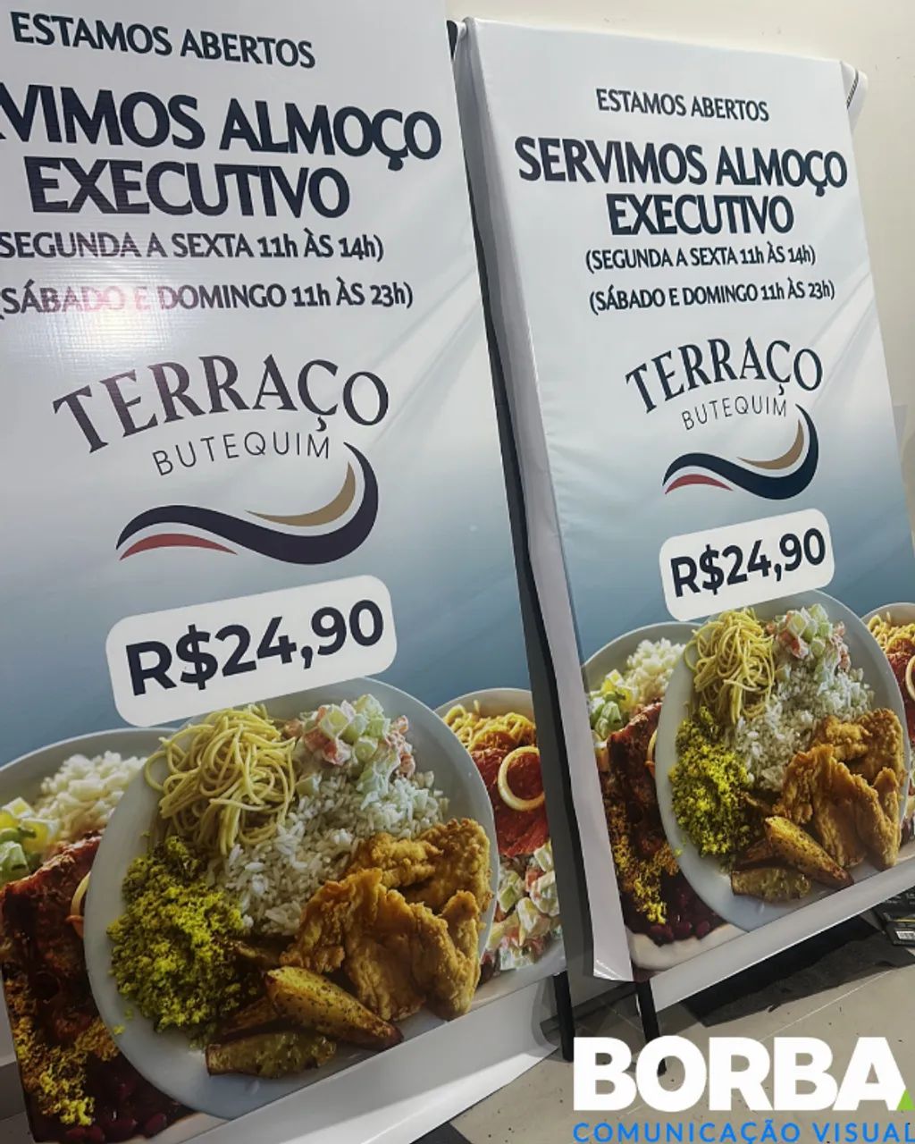 TOTEM DE CALÇADA PERSONALIZADO - ENTREGA RÁPIDA E PREÇO JUSTO!