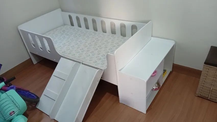 Mini cama com colchão  - Foto 2
