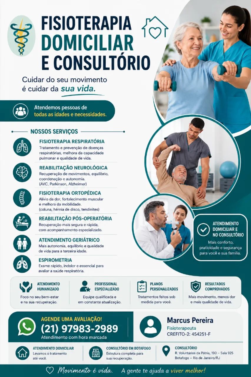 Fisioterapia Domiciliar | Atendimento em Casa
