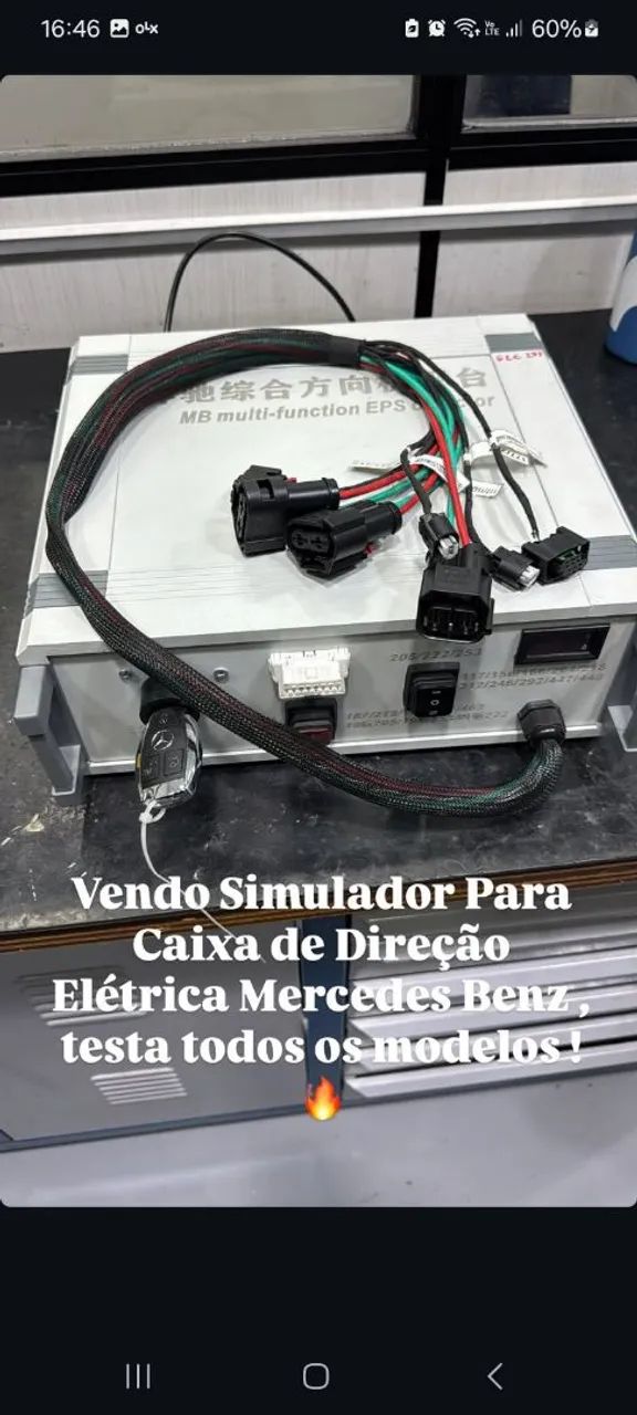 Simulador para direção elétrica audi
