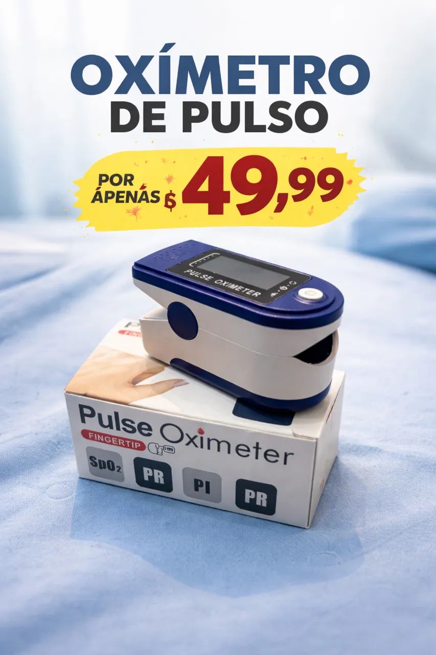 oxímetro digital para dedo 