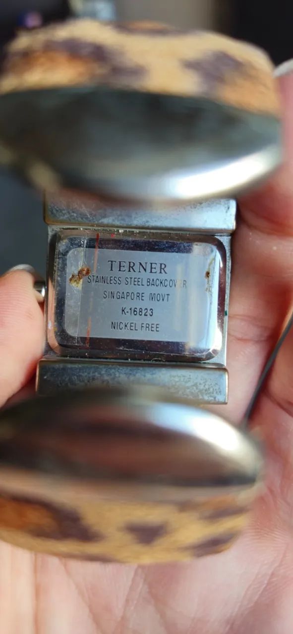 Relogio Quartz Terner,Pulseira de Onça - Foto 2