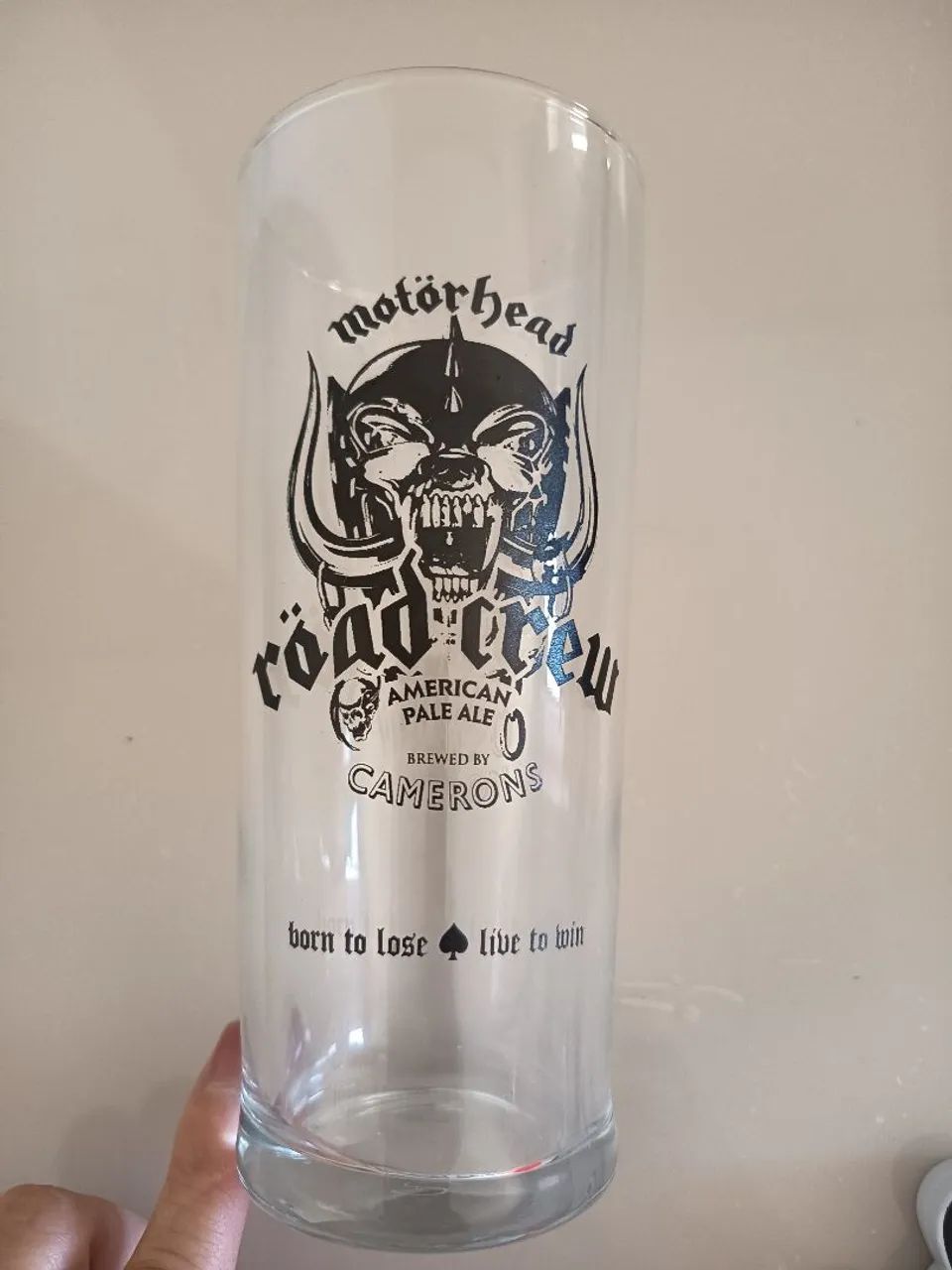 Copo vidro Motorhead 