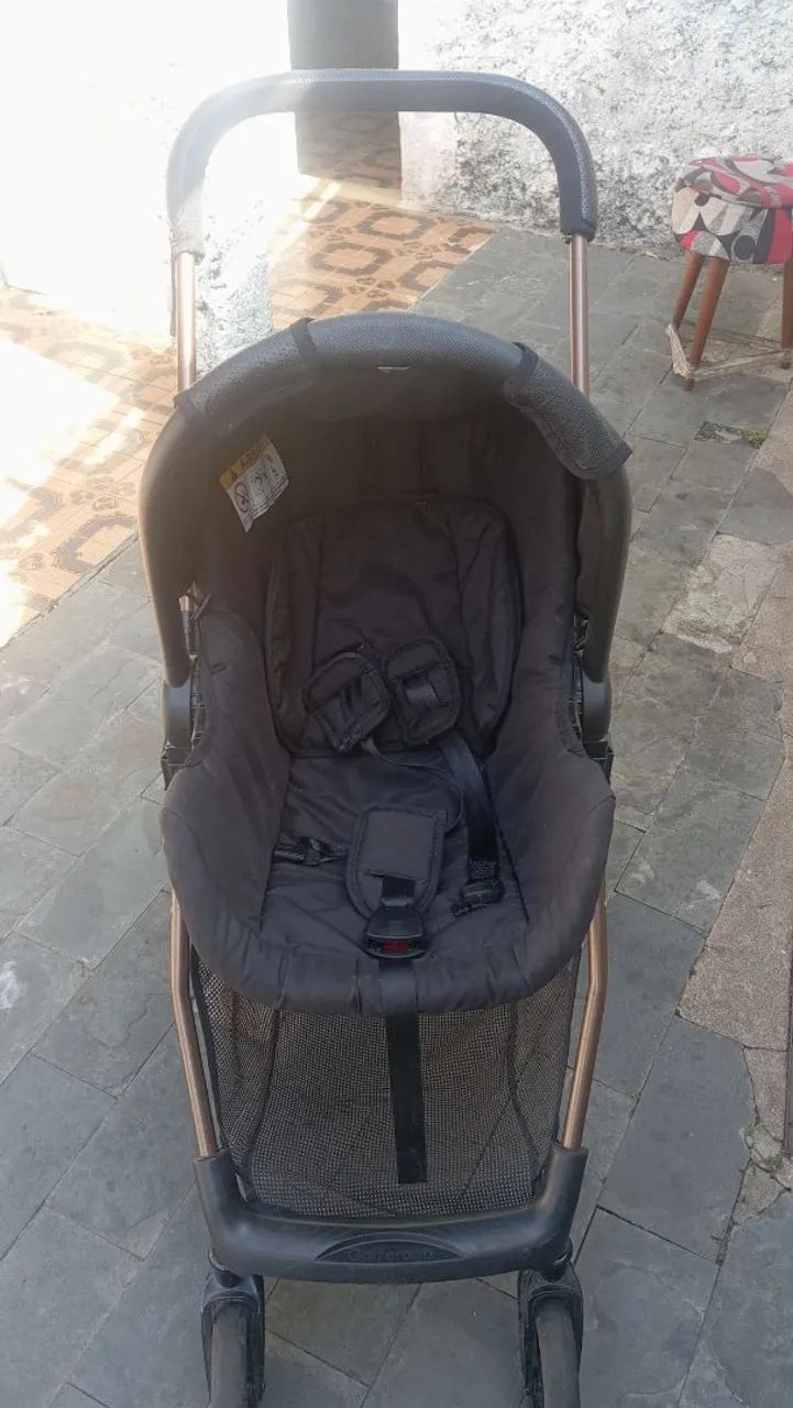 Carrinho de bebê Moisés + bebê conforto  - Foto 3