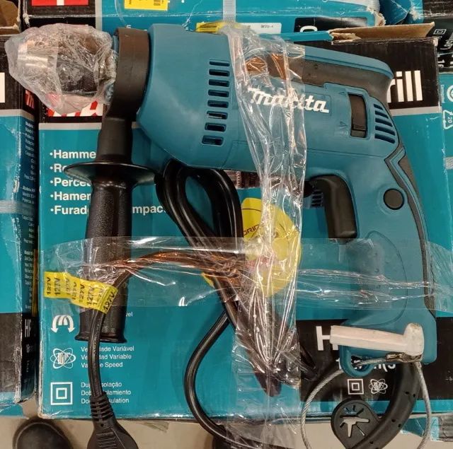 Furadeira Makita Hammer Drill HP1640 - 16mm(5/8") - Foto 2