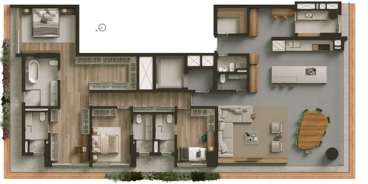 PLANTA 245m²