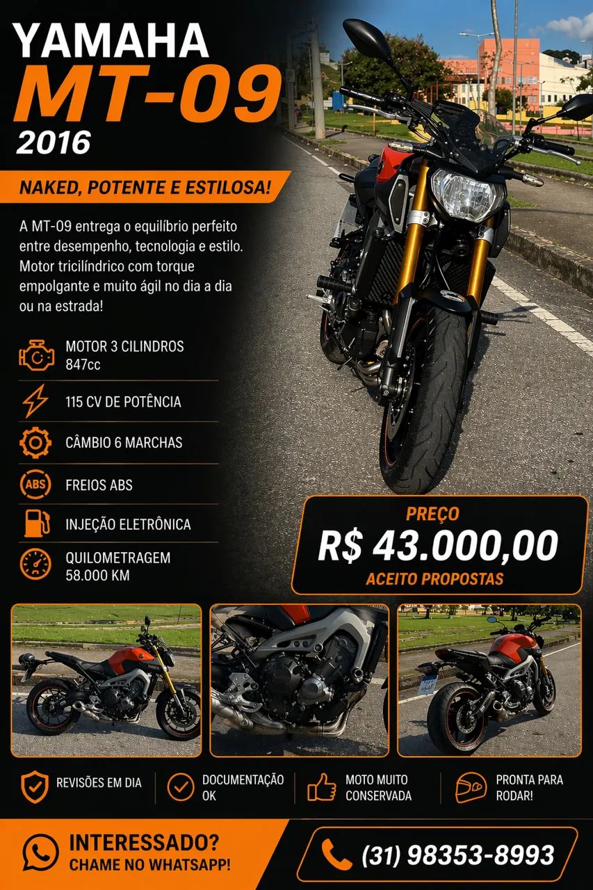 Yamaha 850cc 2016 - 1496323019 | OLX