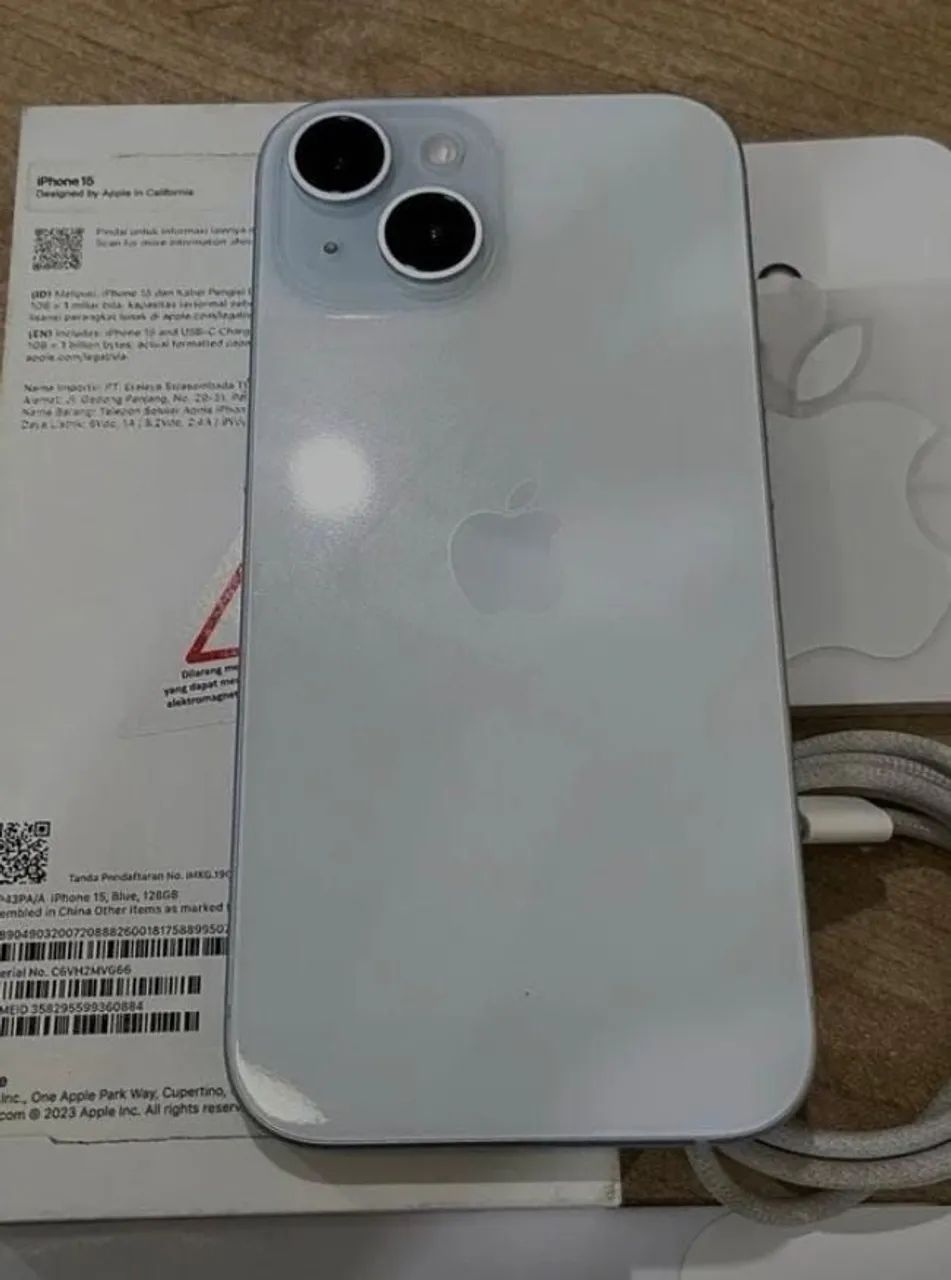 Iphone 15 branco 128gb