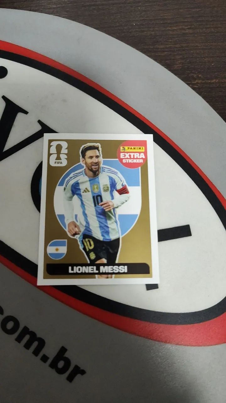 Figurinha copa 2026 Messi legend Ouro