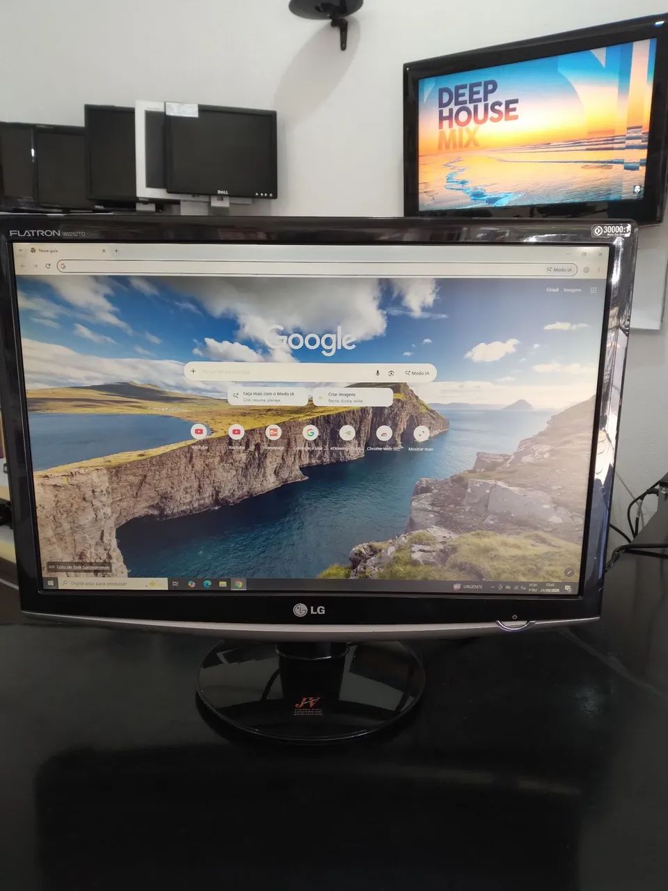 Monitor LG 22" polegadas,  com os cabos - Foto 3