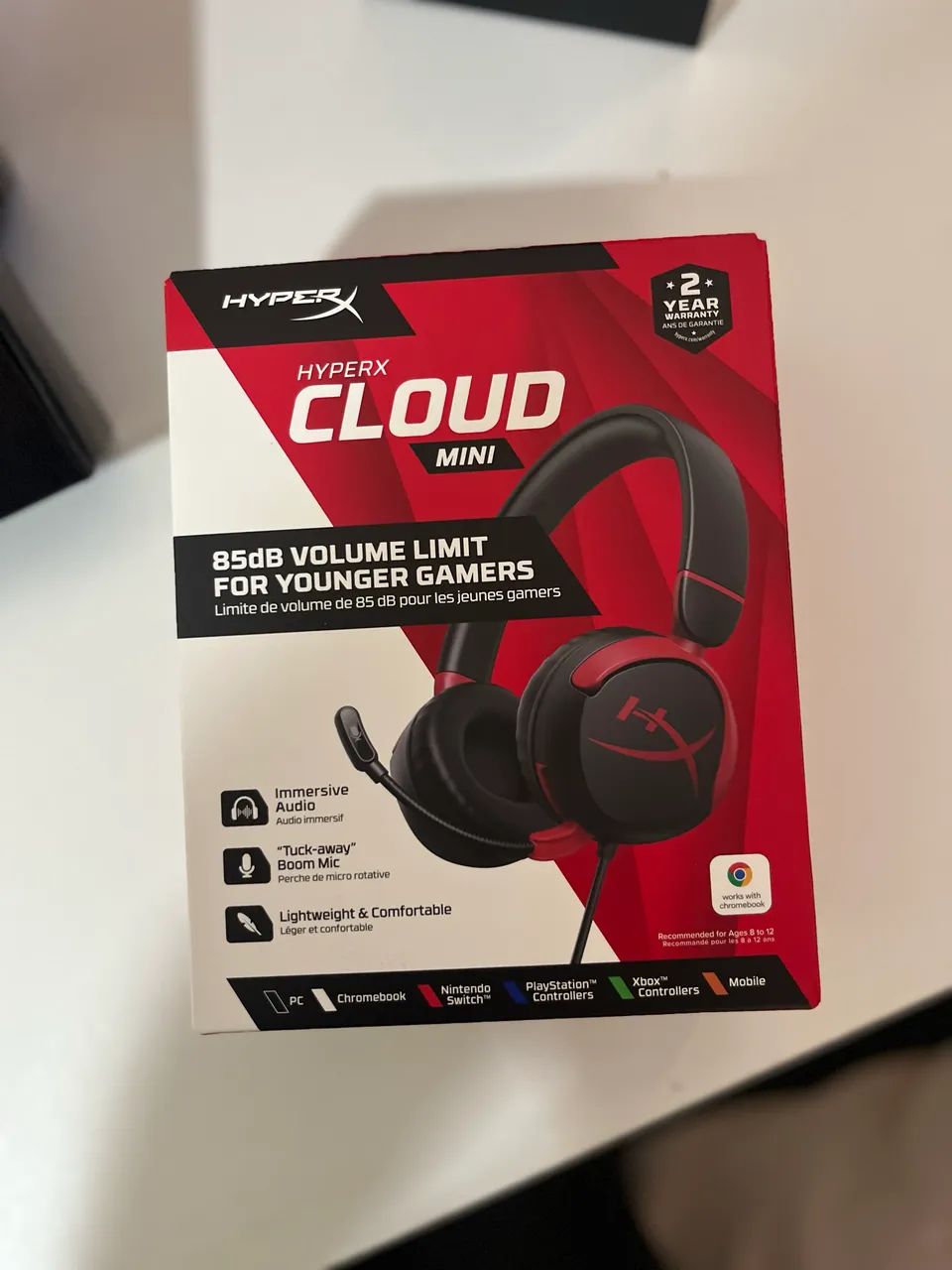 HEADSET GAMER HYPERX CLOUD MINI