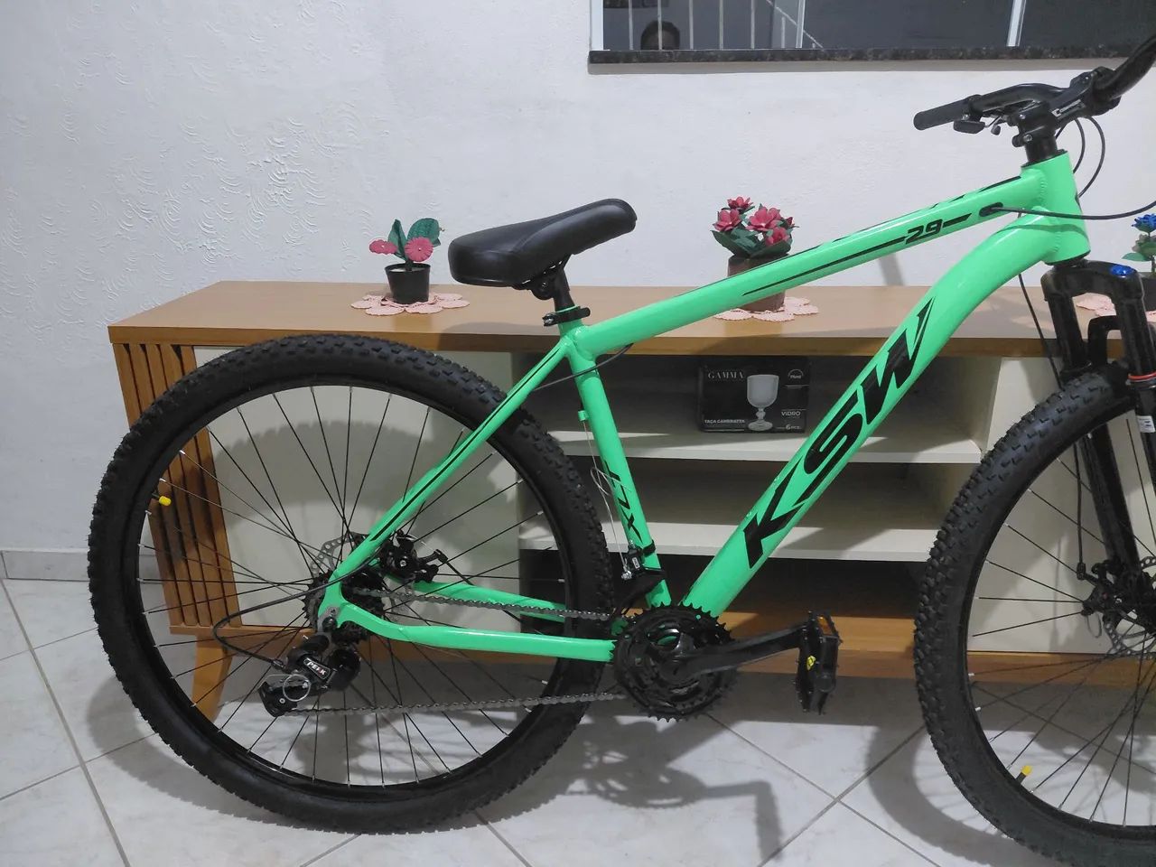 Bicicleta aro 29 nova sem uso  - Foto 4